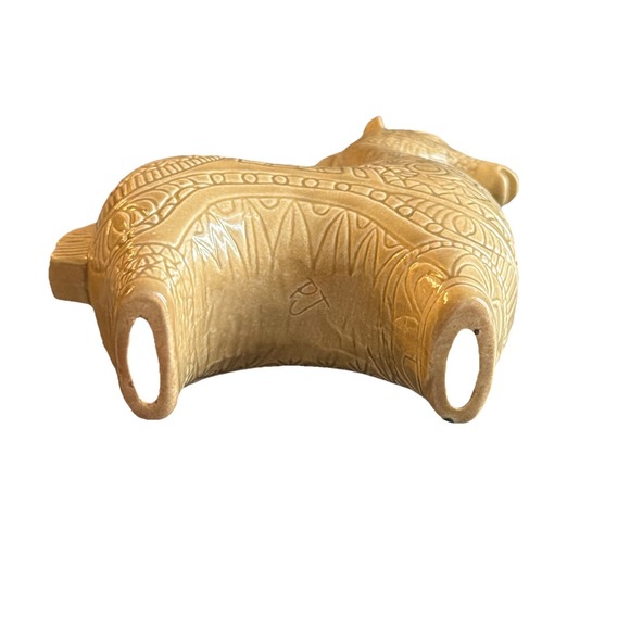 Vintage Horse Zebra Bitossi MCM PJ 6.5" Ceramic  Statue Figurine Boho Decor - Picture 6 of 10